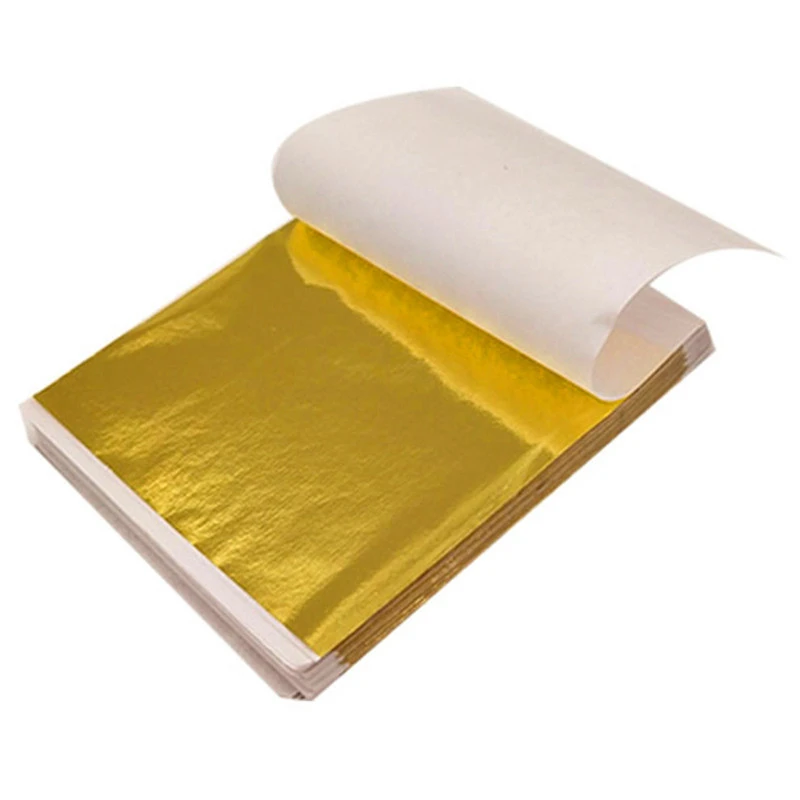 100 buah 9Cm kertas Foil daun  - Art Craft With Paper ulasan dan harga