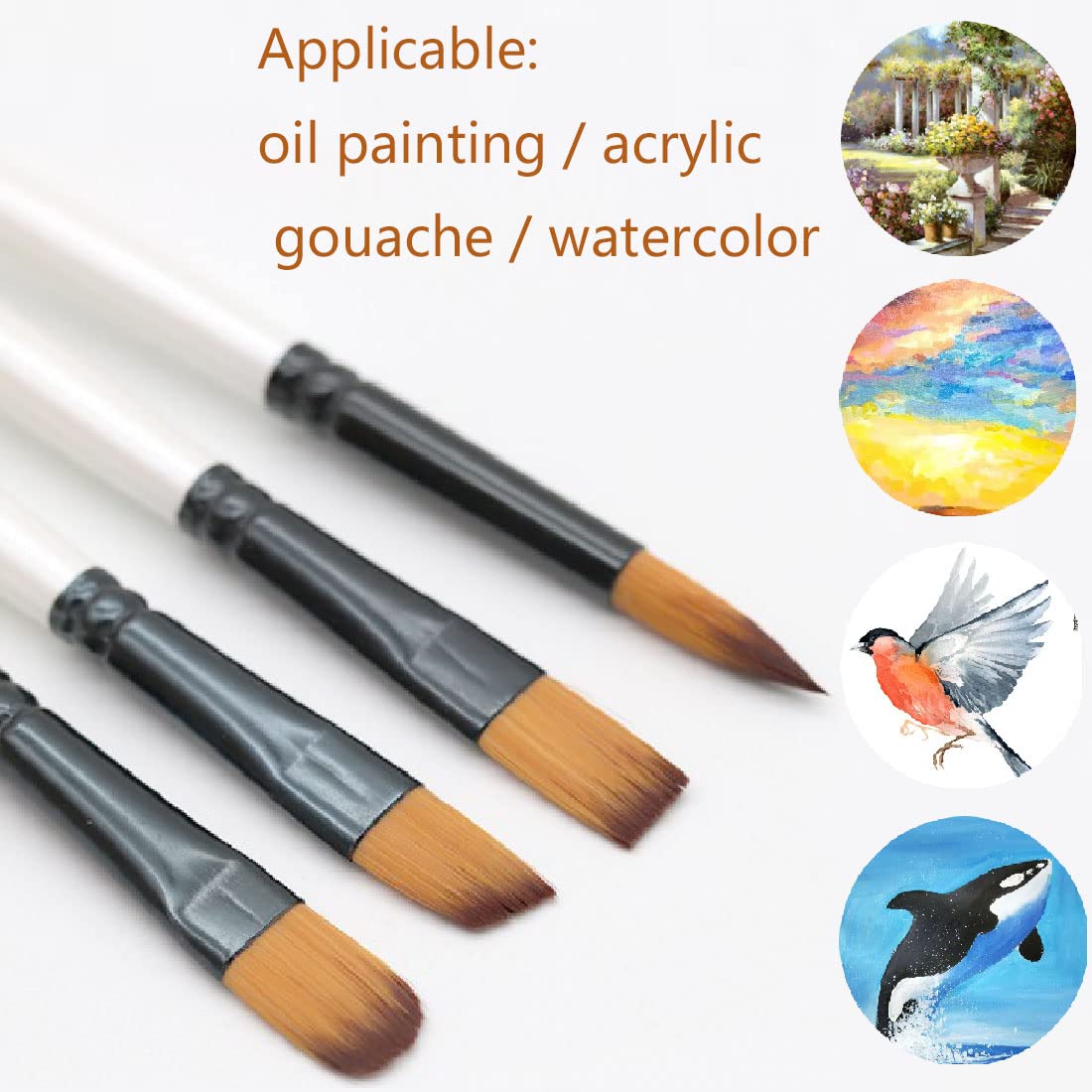 BOMEIJIA Set kuas cat bulat su - Gouache Paint Set ulasan dan harga