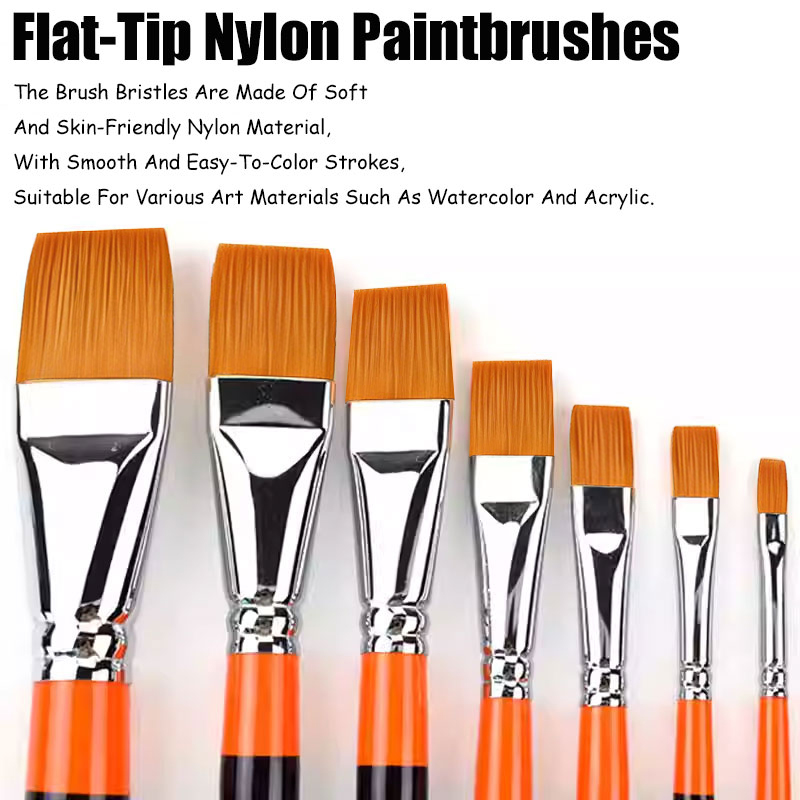 8 Buah Set Kuas Cat Datar Prof - Gouache Paint Set ulasan dan harga